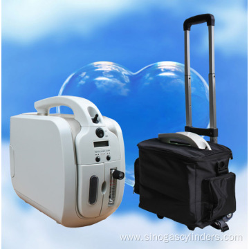 Portable oxygen-concentrator oxygen generator for home